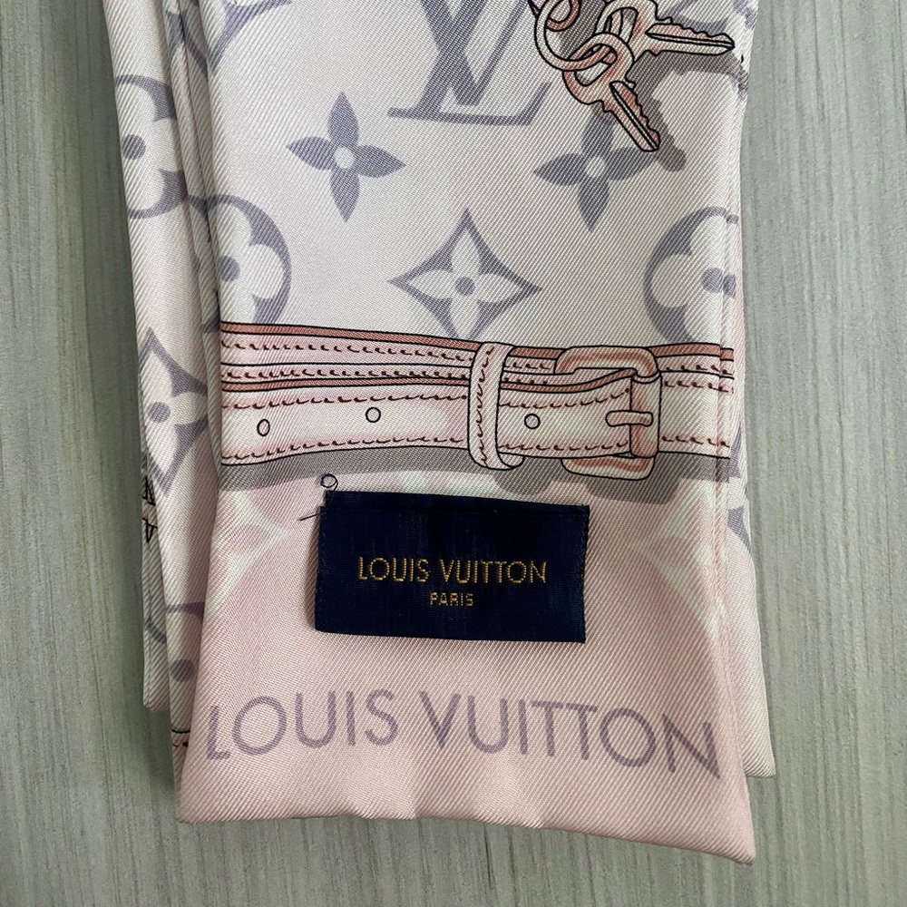 Louis Vuitton Rose Ballerine Pink Monogram Twilly